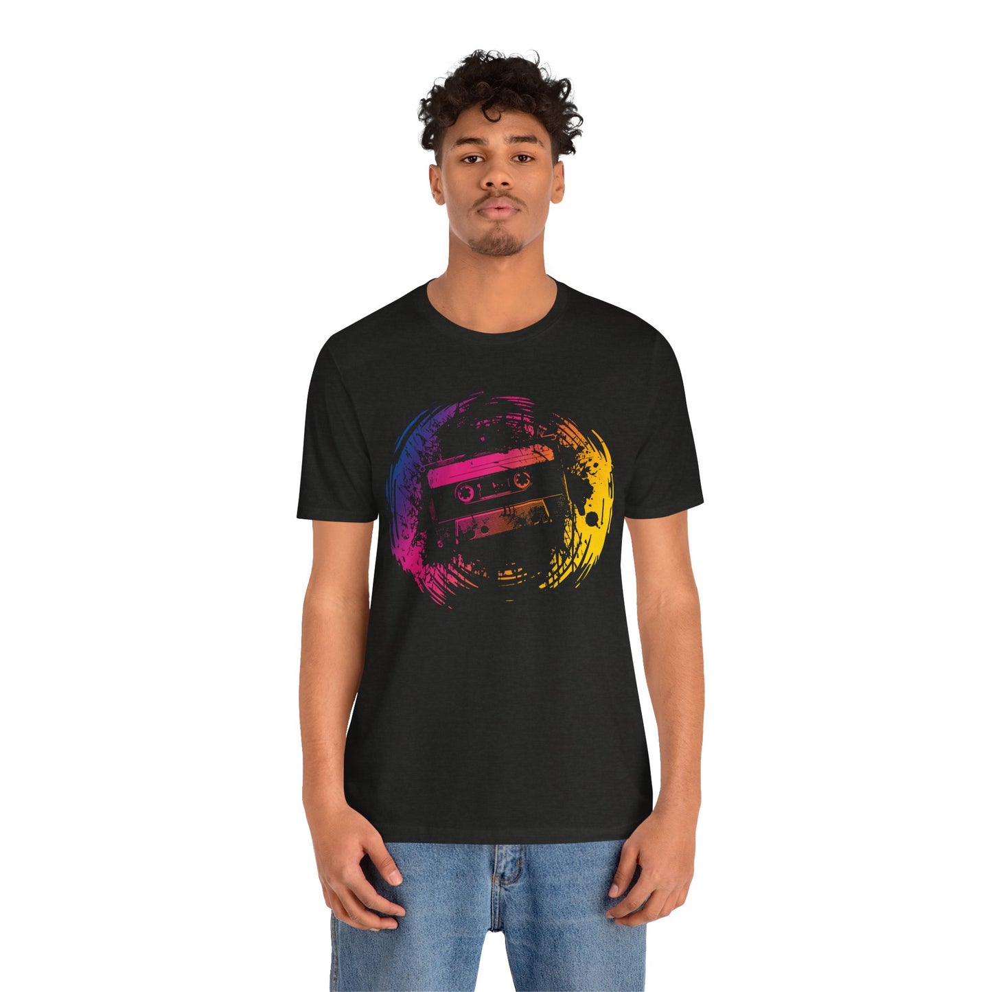 Retro Cassette Tape Tee — Vintage 80s Music Graphic T-Shirt