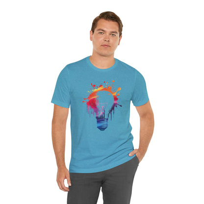Creative Idea T-Shirt — Colorful Paint Splash Idea Tee