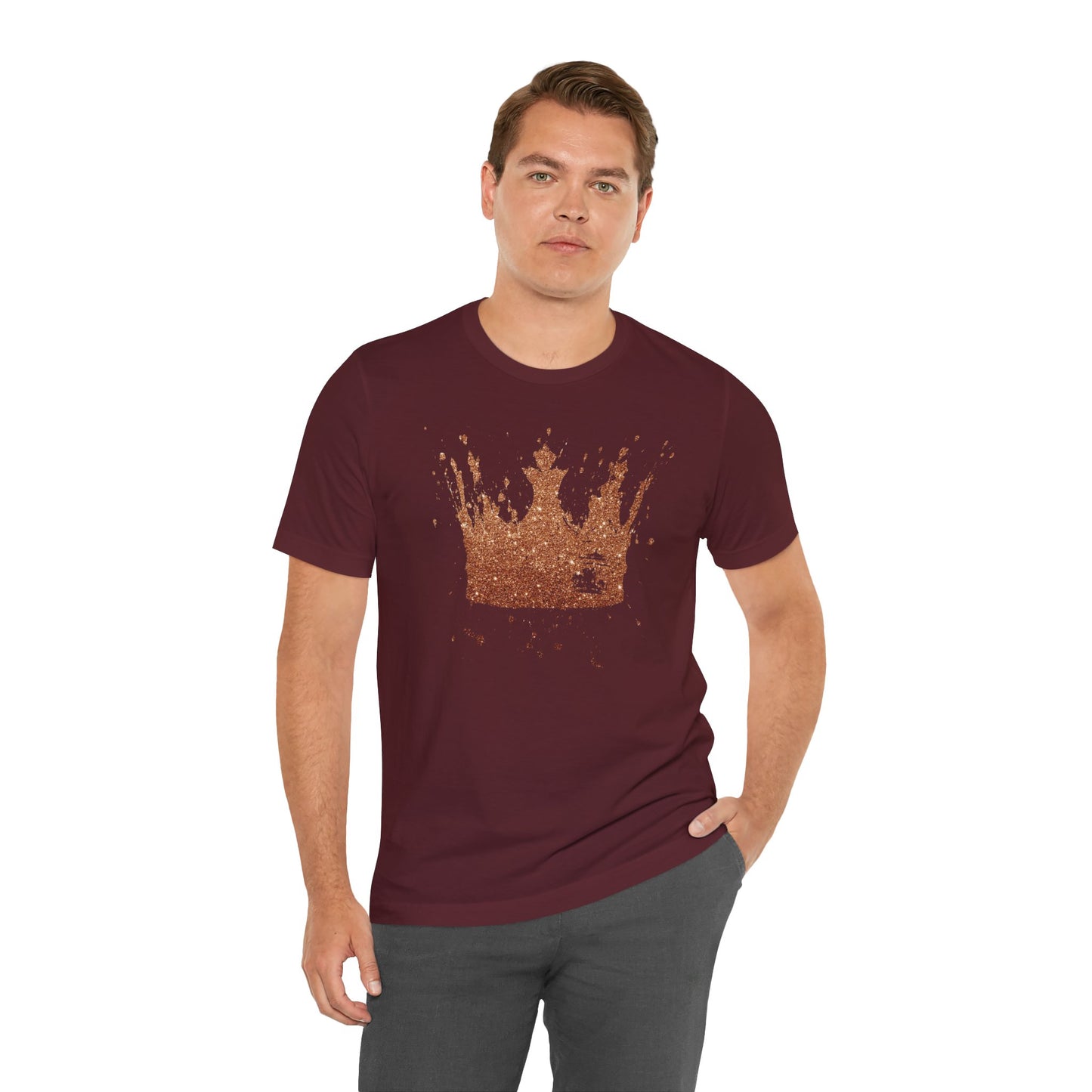 Golden Crown T-Shirt — Vintage Royalty Graphic Tee