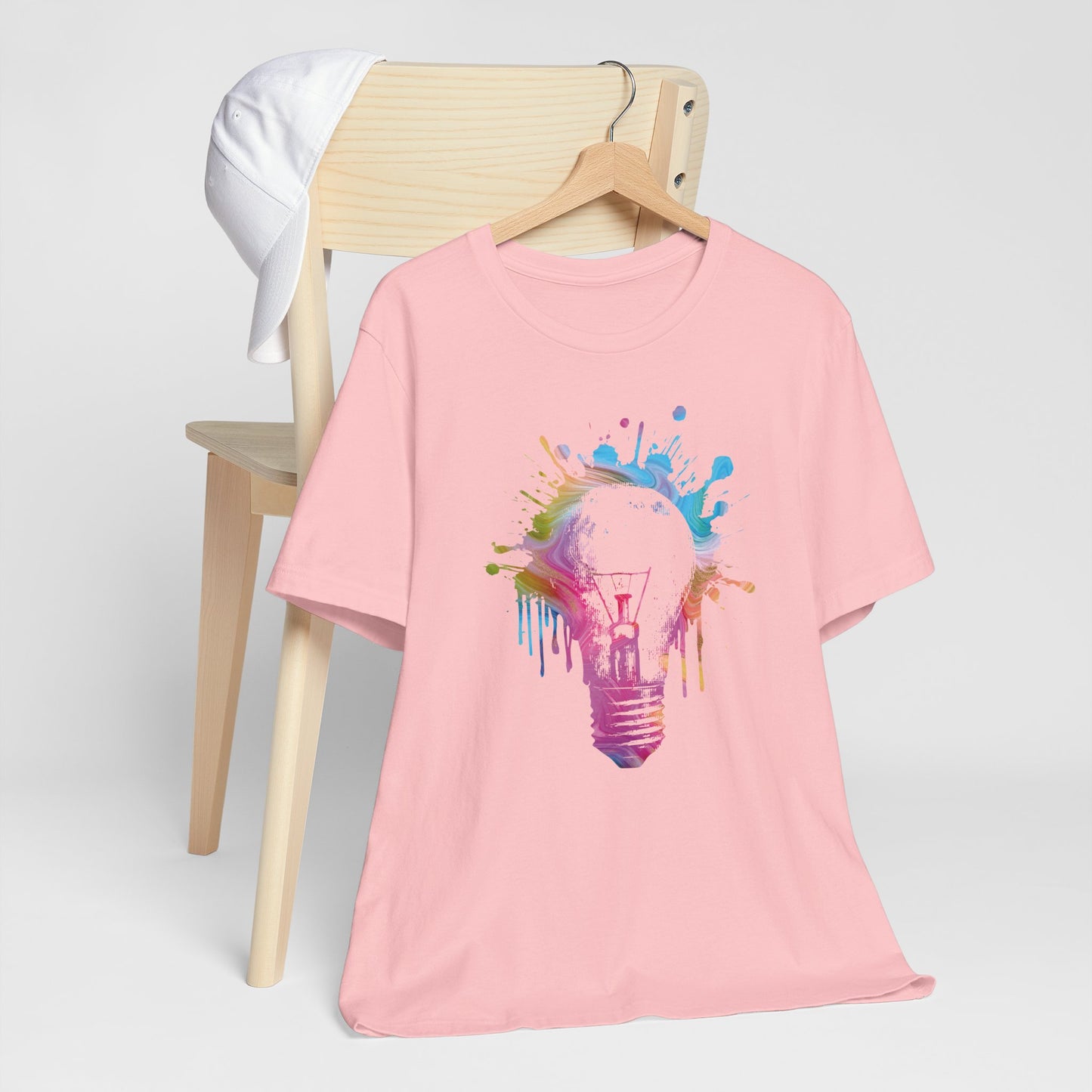Creative Idea T-Shirt — Colorful Paint Splash Idea Tee