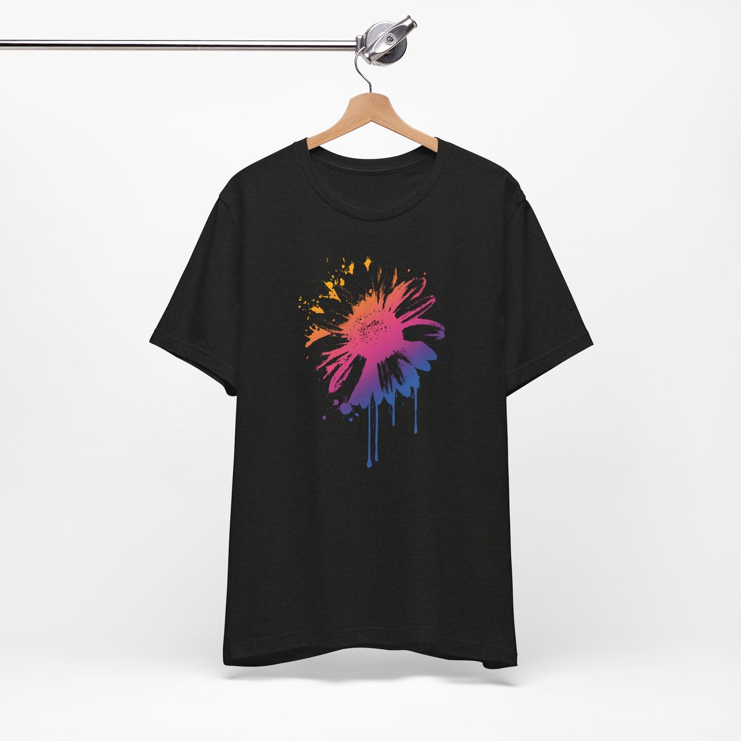Paint-Splatter Daisy T-Shirt