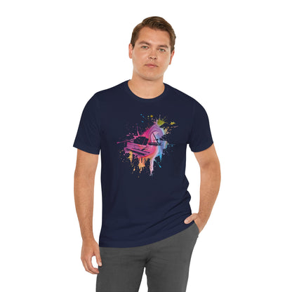Play me to the Moon T‑Shirt — Colorful Music Lover Tee
