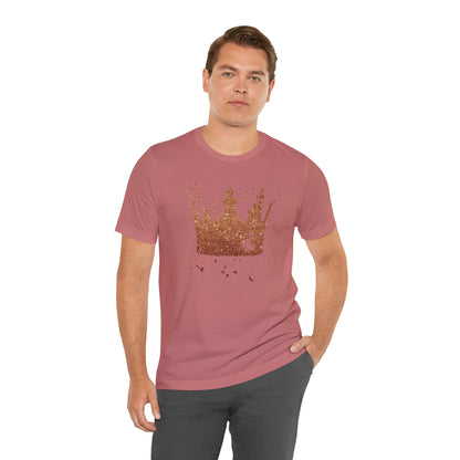 Golden Crown T-Shirt — Vintage Royalty Graphic Tee