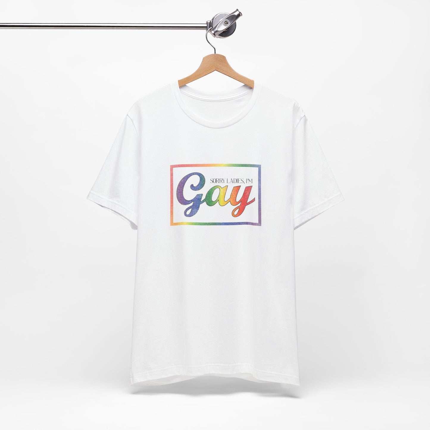 Gay Rainbow Pride Tee — Retro 'Proud to Be Gay' Graphic T-Shirt