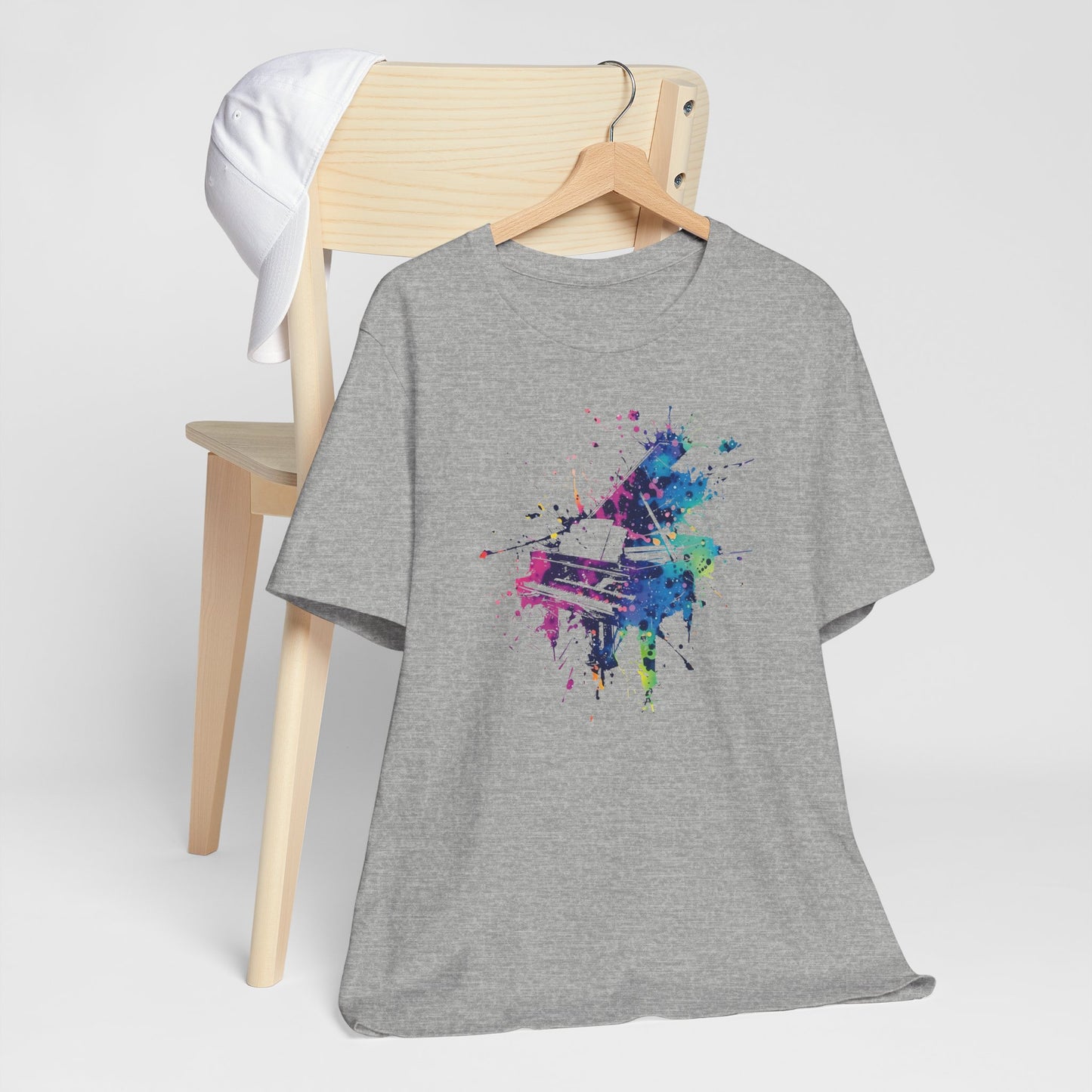 Play me to the Moon T‑Shirt — Colorful Music Lover Tee