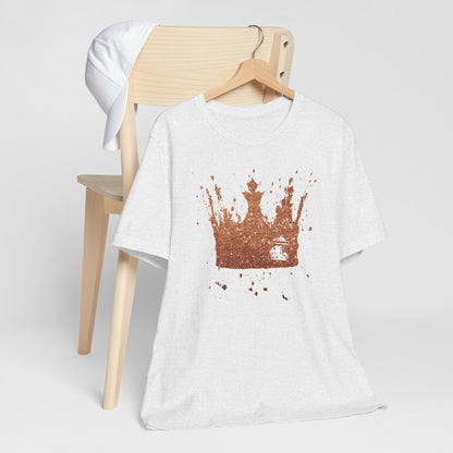 Golden Crown T-Shirt — Vintage Royalty Graphic Tee