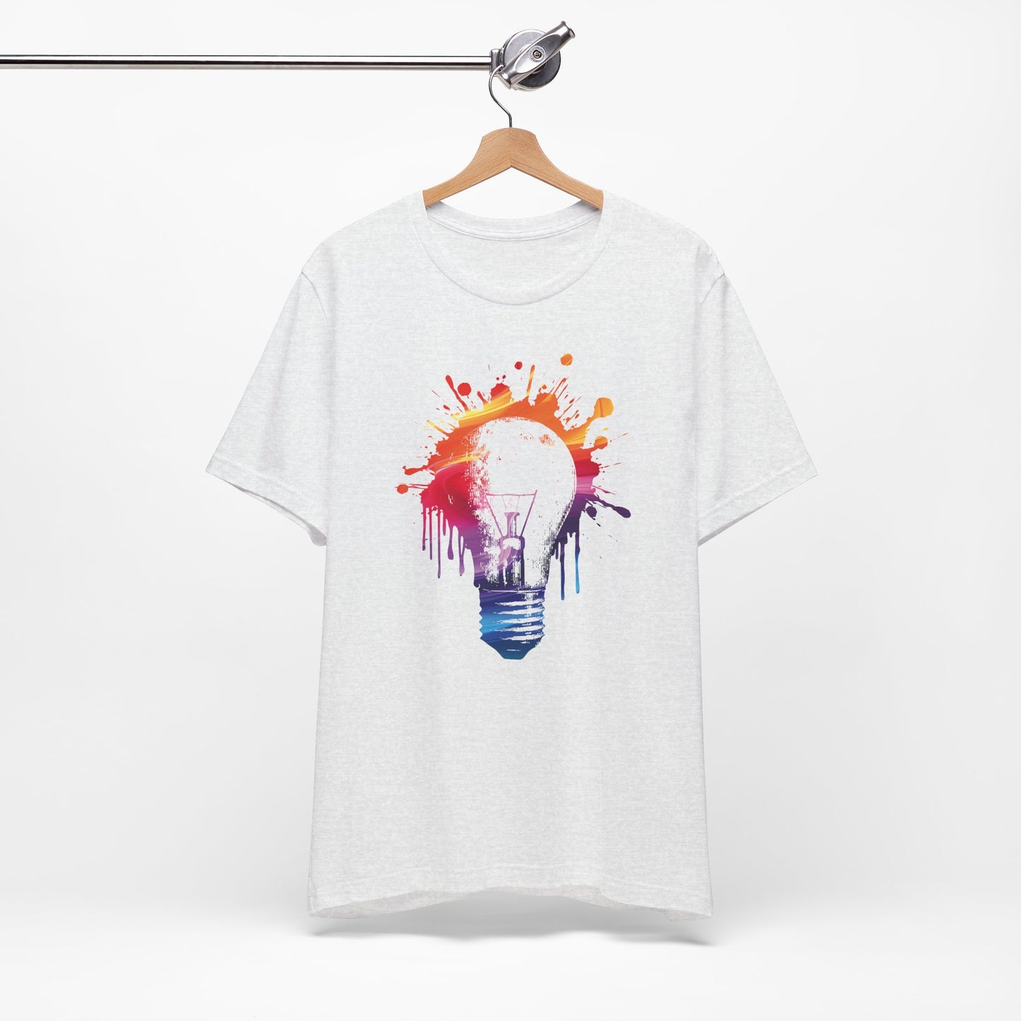 Creative Idea T-Shirt — Colorful Paint Splash Idea Tee