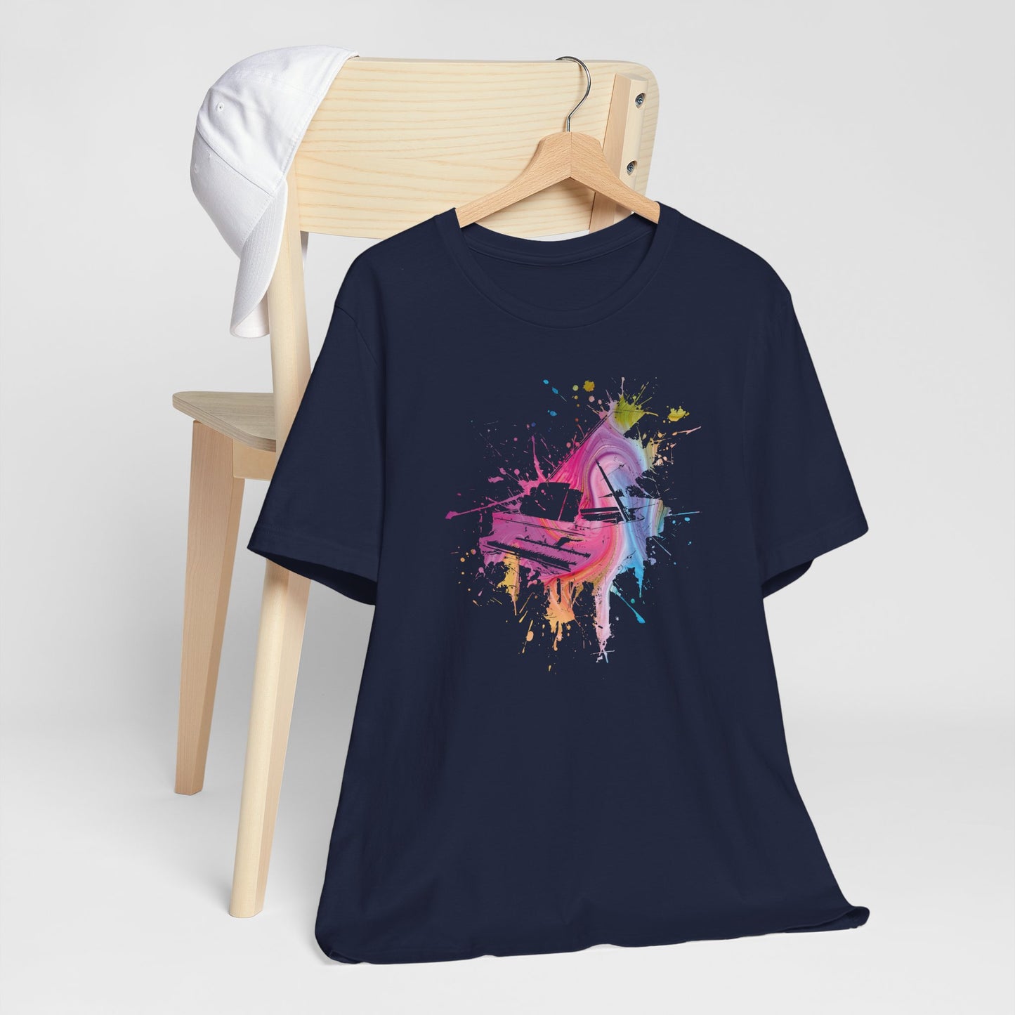 Play me to the Moon T‑Shirt — Colorful Music Lover Tee