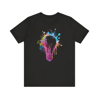 Creative Idea T-Shirt — Colorful Paint Splash Idea Tee