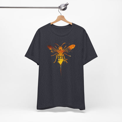 Sting Like a Bee Graphic Tee — Orange Watercolor Bee Shirt