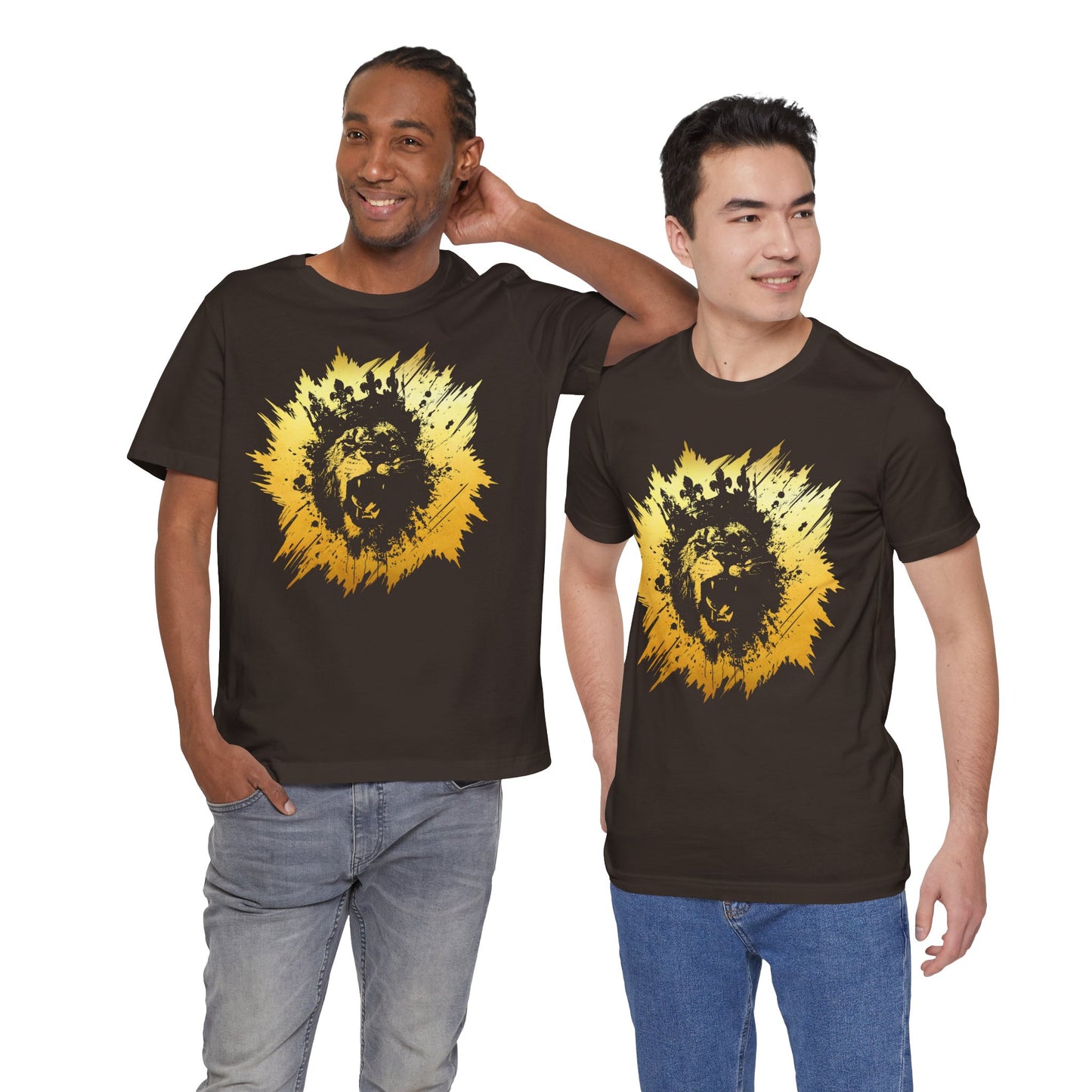 Golden King T-Shirt — Grunge King Graphic Tee