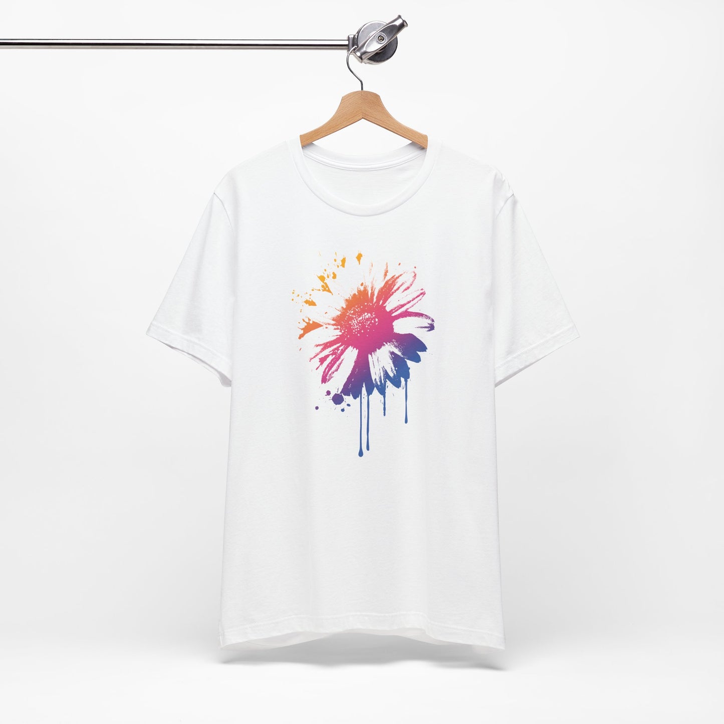 Paint-Splatter Daisy T-Shirt