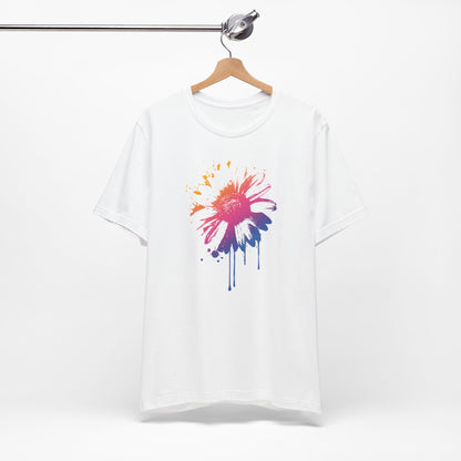 Paint-Splatter Daisy T-Shirt