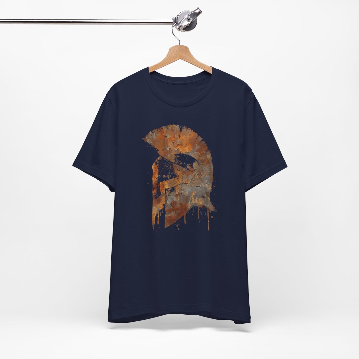 Spartan Helmet T‑Shirt — Rustic Warrior Graphic Tee