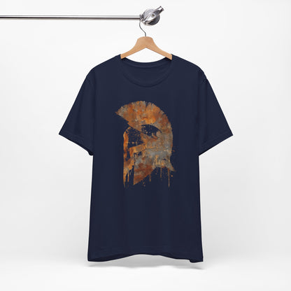 Spartan Helmet T‑Shirt — Rustic Warrior Graphic Tee