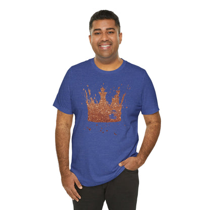 Golden Crown T-Shirt — Vintage Royalty Graphic Tee