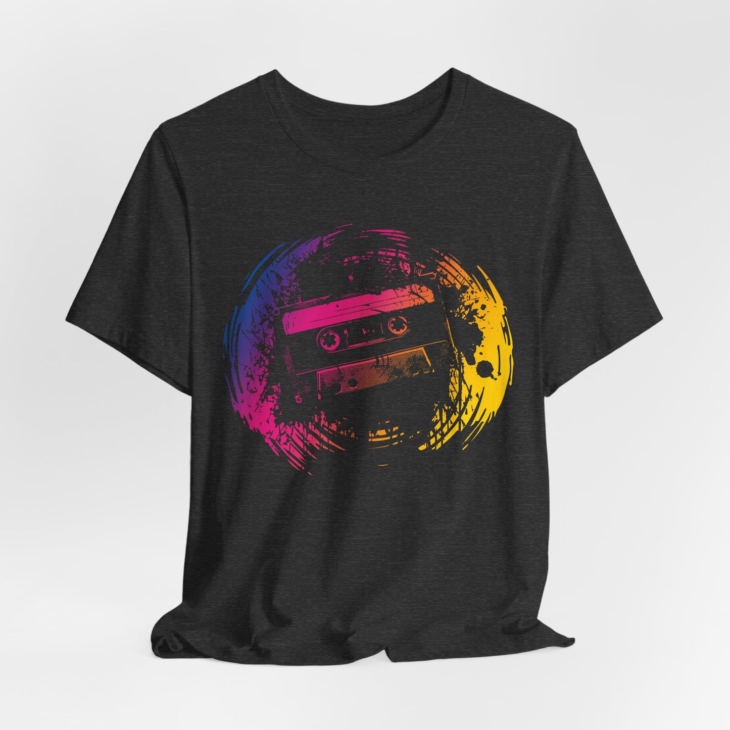 Retro Cassette Tape Tee — Vintage 80s Music Graphic T-Shirt