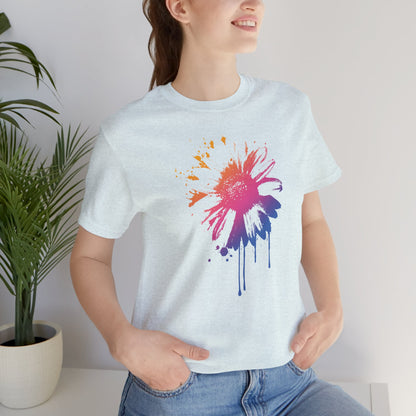 Paint-Splatter Daisy T-Shirt
