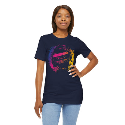 Retro Cassette Tape Tee — Vintage 80s Music Graphic T-Shirt