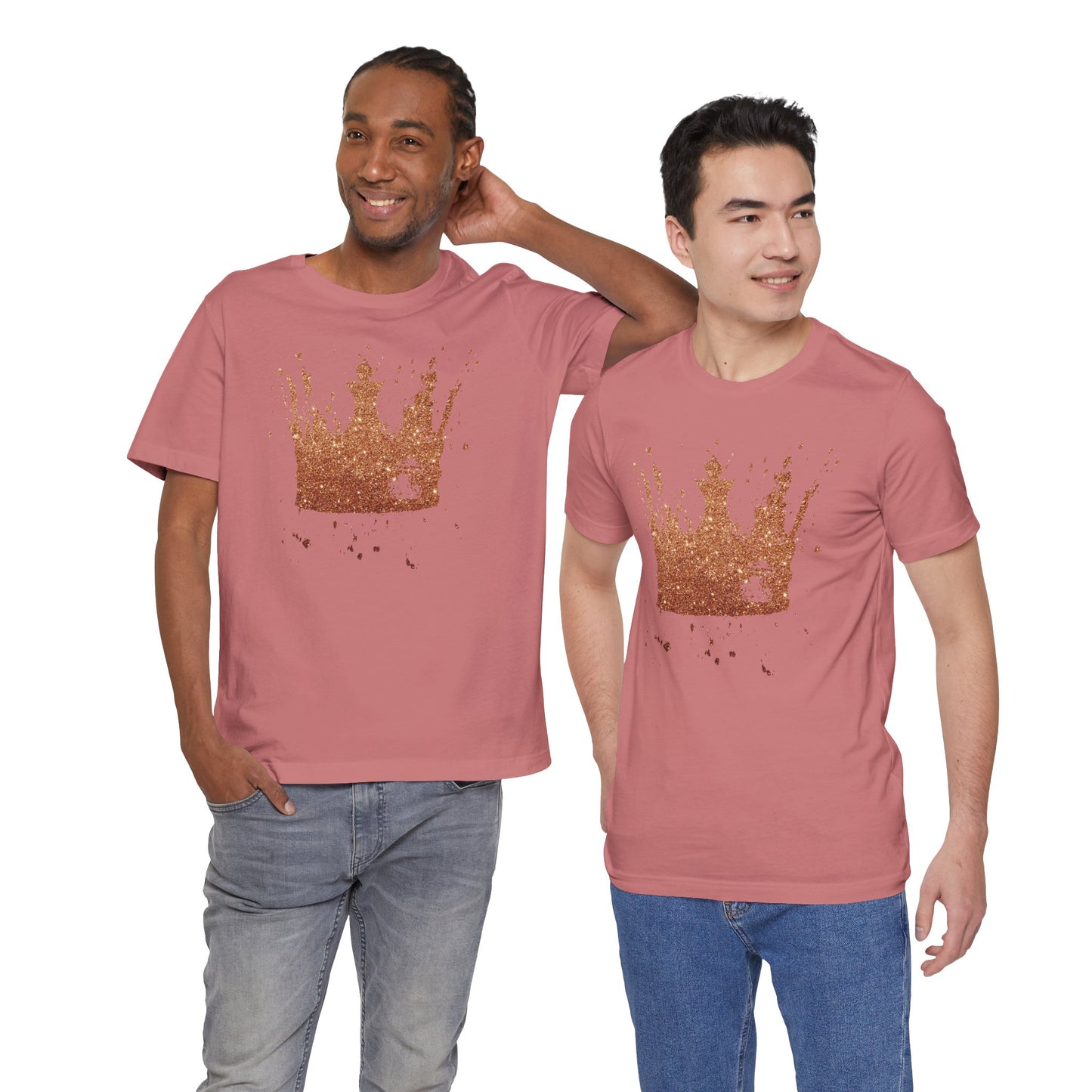 Golden Crown T-Shirt — Vintage Royalty Graphic Tee