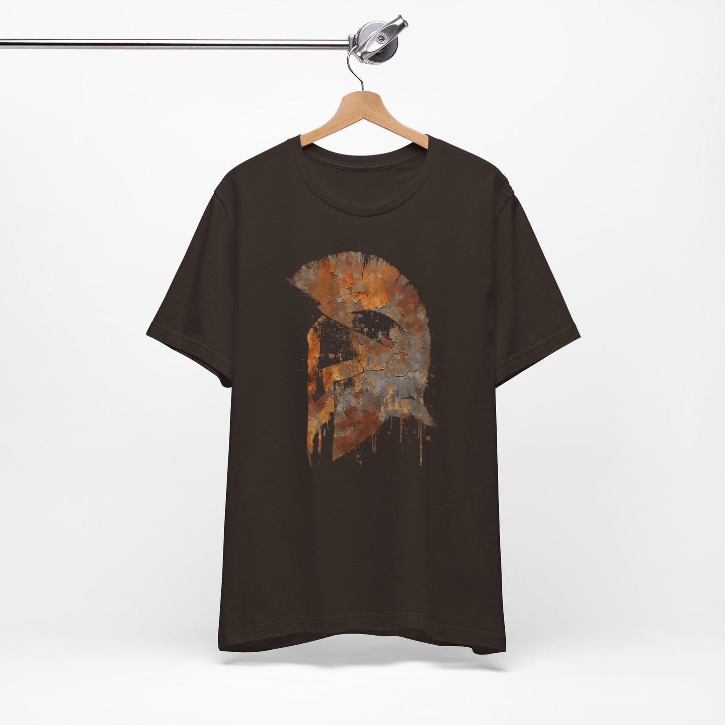 Spartan Helmet T‑Shirt — Rustic Warrior Graphic Tee