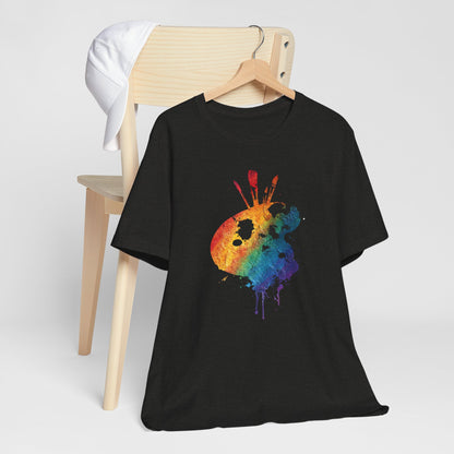 Watercolor Paint Palette T-Shirt — Rainbow Artist Tee