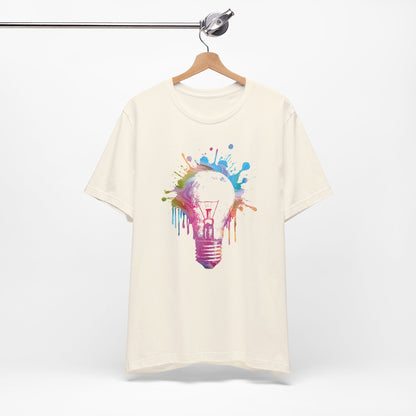 Creative Idea T-Shirt — Colorful Paint Splash Idea Tee