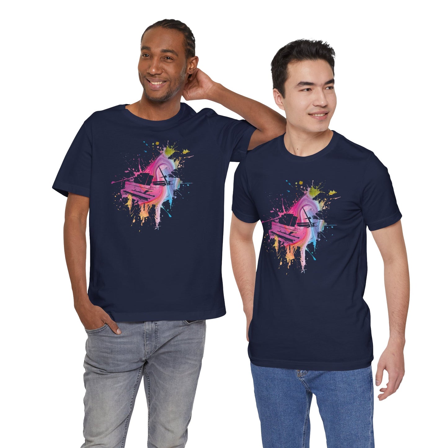 Play me to the Moon T‑Shirt — Colorful Music Lover Tee