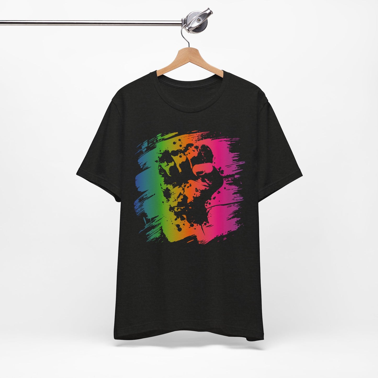 Fight the Power T‑Shirt — Neon Statement Tee