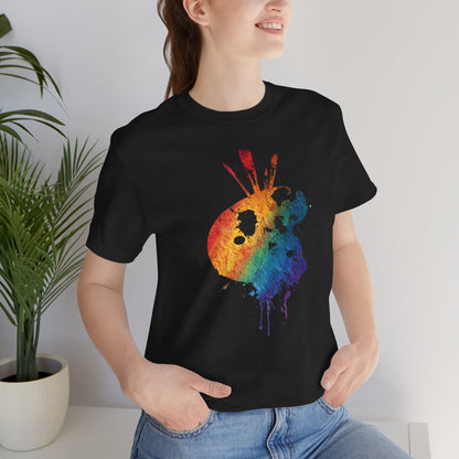 Watercolor Paint Palette T-Shirt — Rainbow Artist Tee