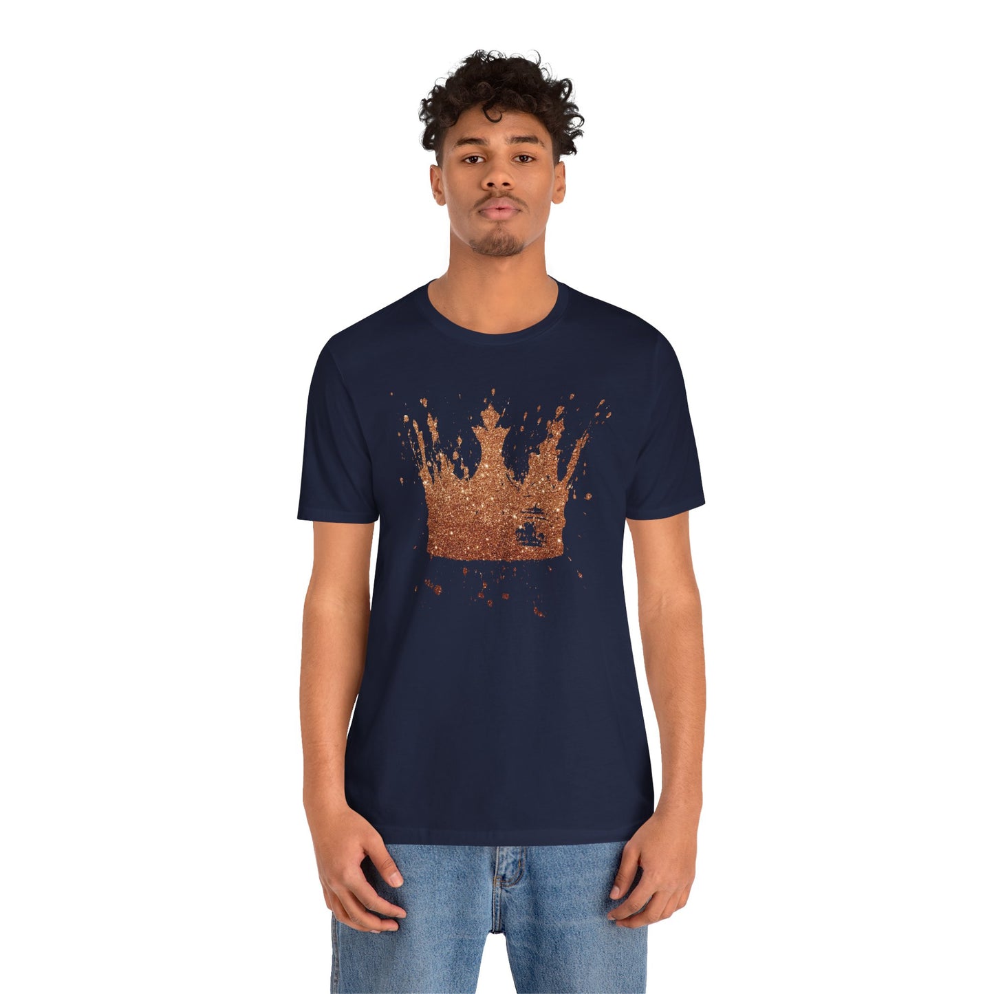 Golden Crown T-Shirt — Vintage Royalty Graphic Tee