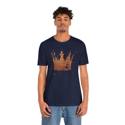 Golden Crown T-Shirt — Vintage Royalty Graphic Tee