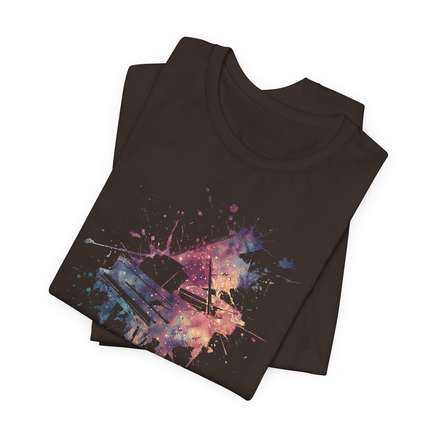 Play me to the Moon T‑Shirt — Colorful Music Lover Tee