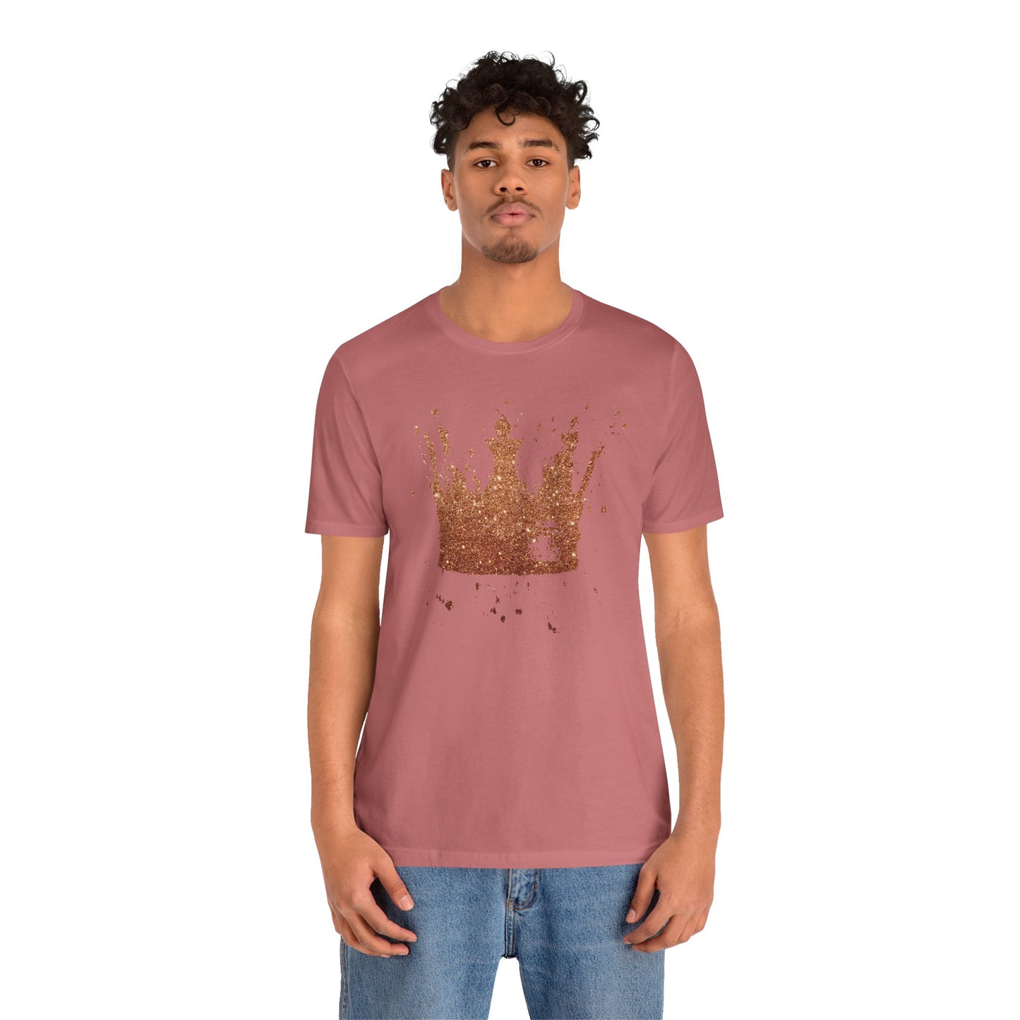 Golden Crown T-Shirt — Vintage Royalty Graphic Tee