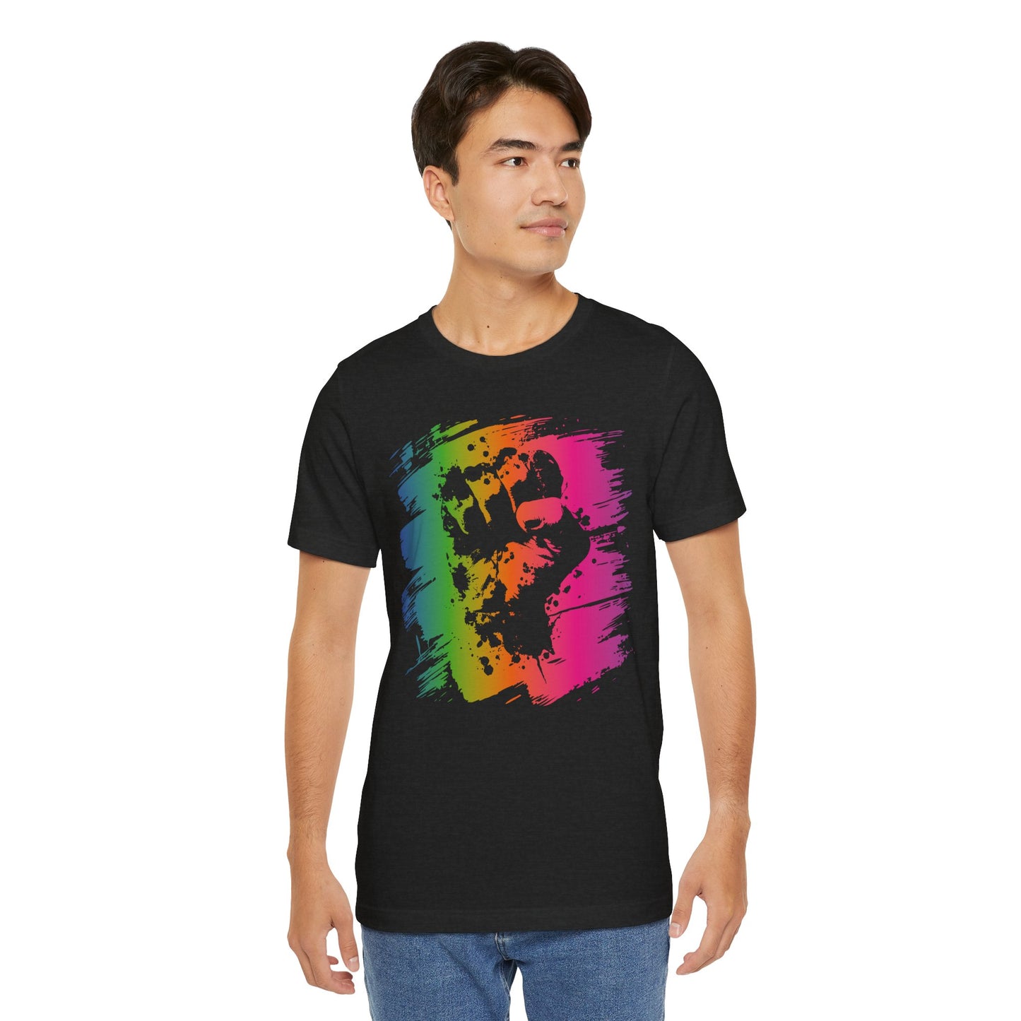 Fight the Power T‑Shirt — Neon Statement Tee