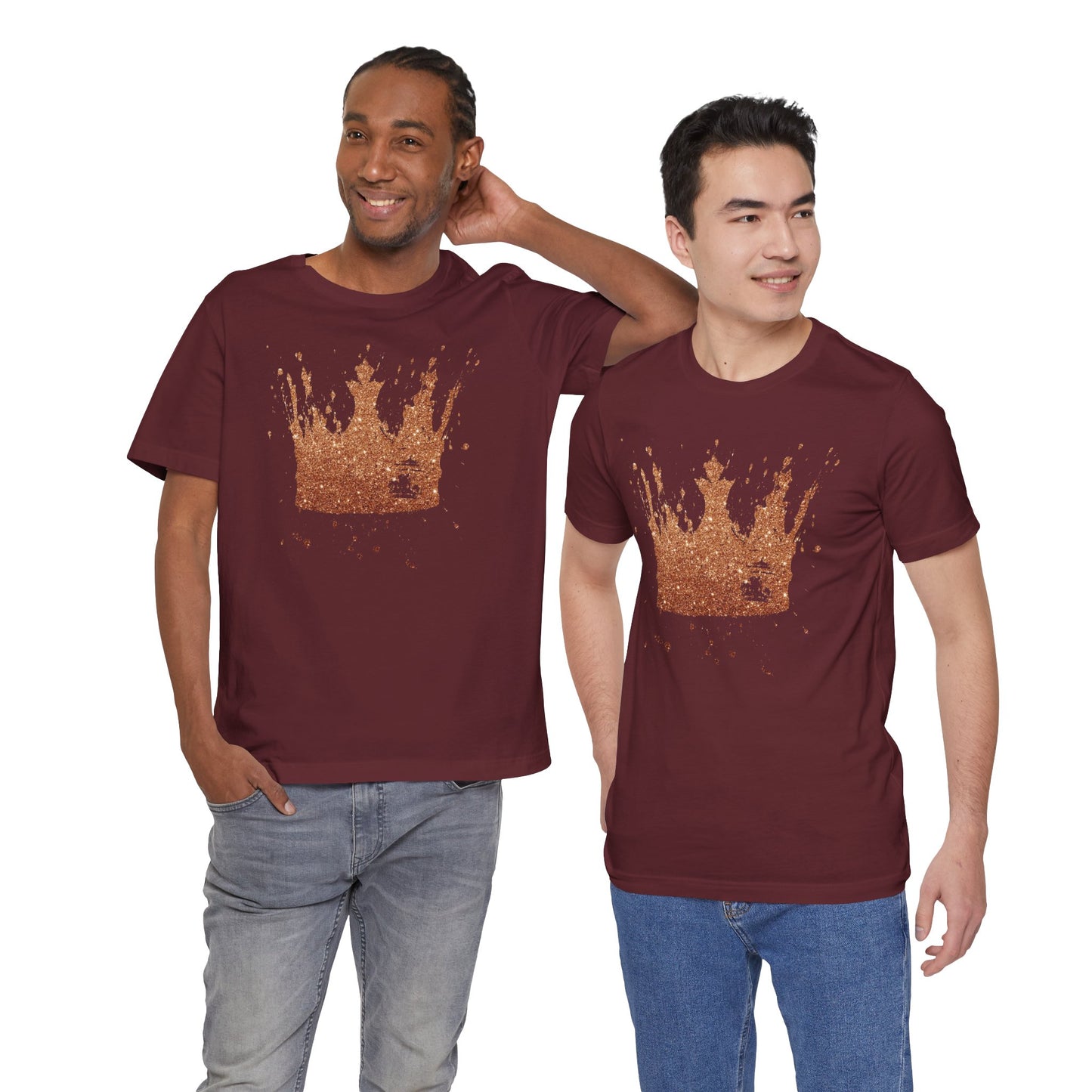 Golden Crown T-Shirt — Vintage Royalty Graphic Tee