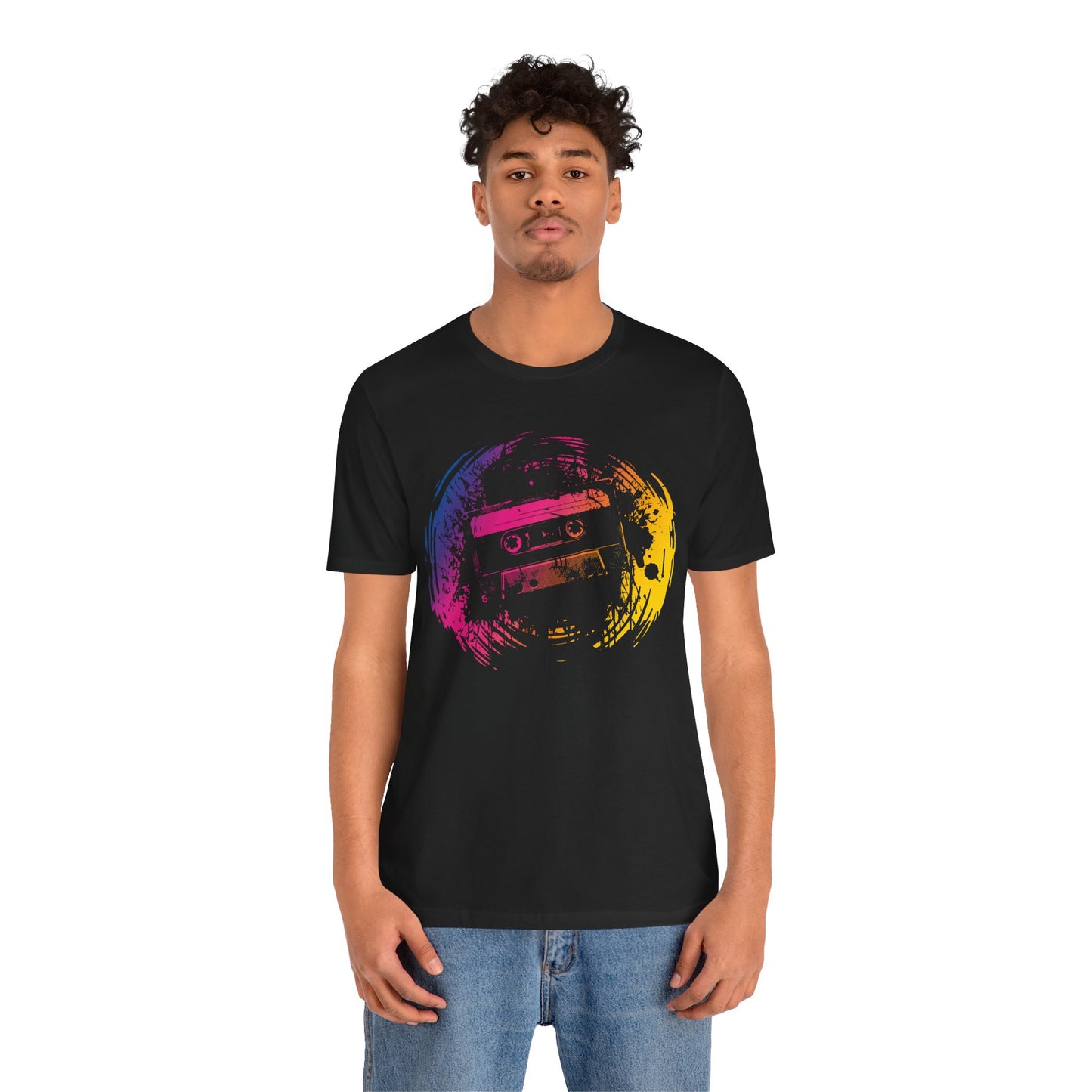 Retro Cassette Tape Tee — Vintage 80s Music Graphic T-Shirt