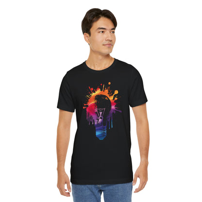 Creative Idea T-Shirt — Colorful Paint Splash Idea Tee