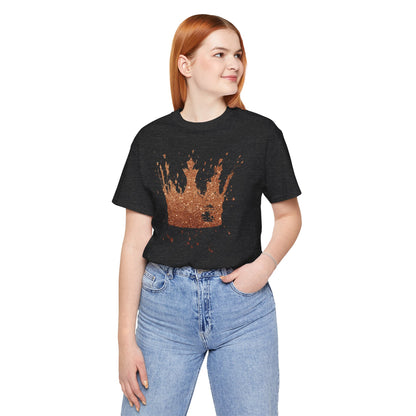 Golden Crown T-Shirt — Vintage Royalty Graphic Tee
