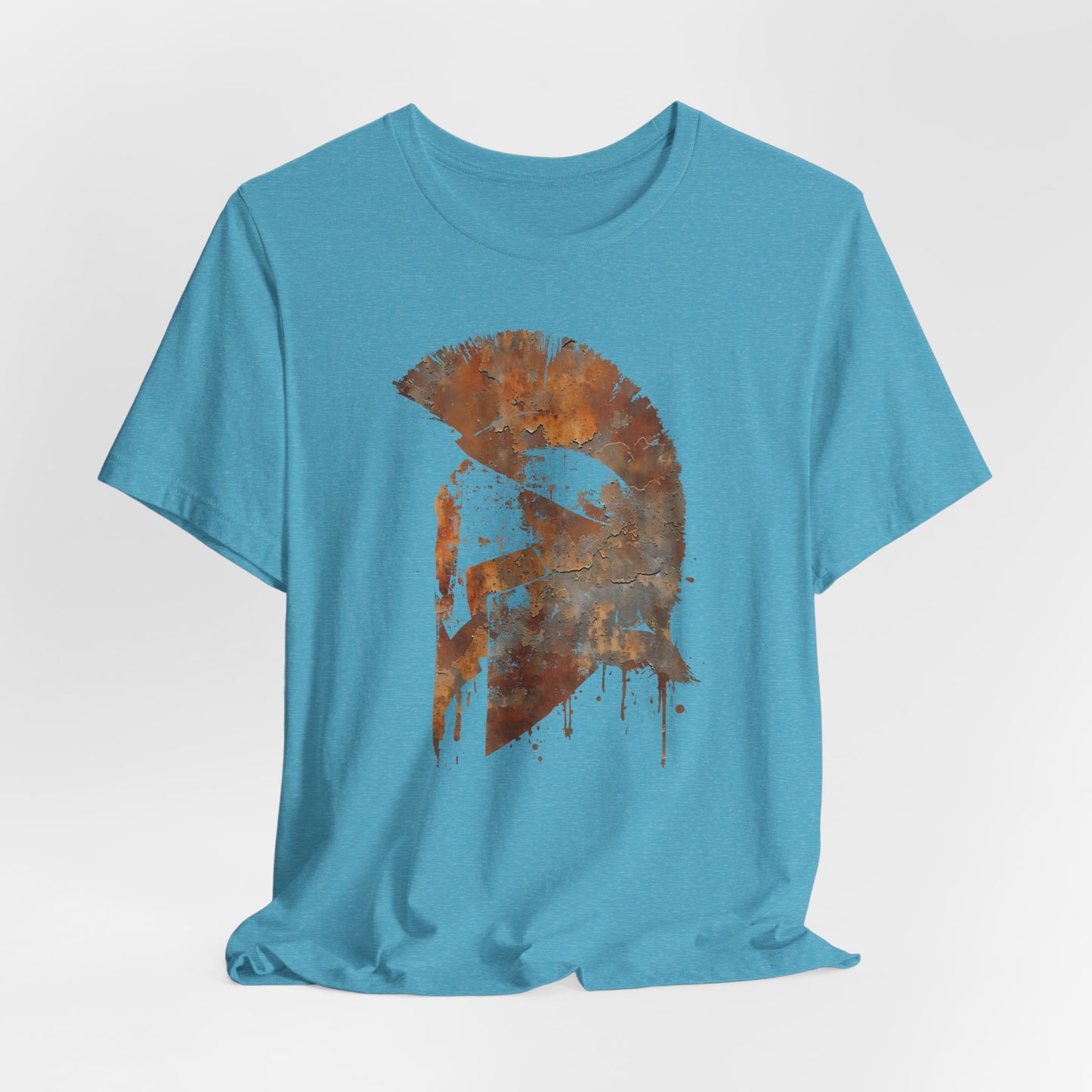 Spartan Helmet T‑Shirt — Rustic Warrior Graphic Tee