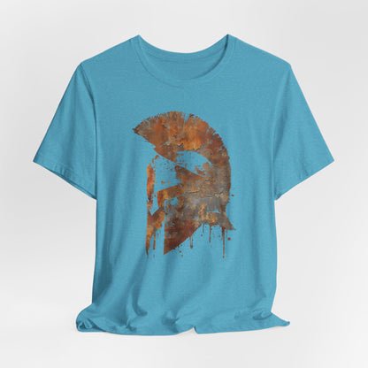 Spartan Helmet T‑Shirt — Rustic Warrior Graphic Tee