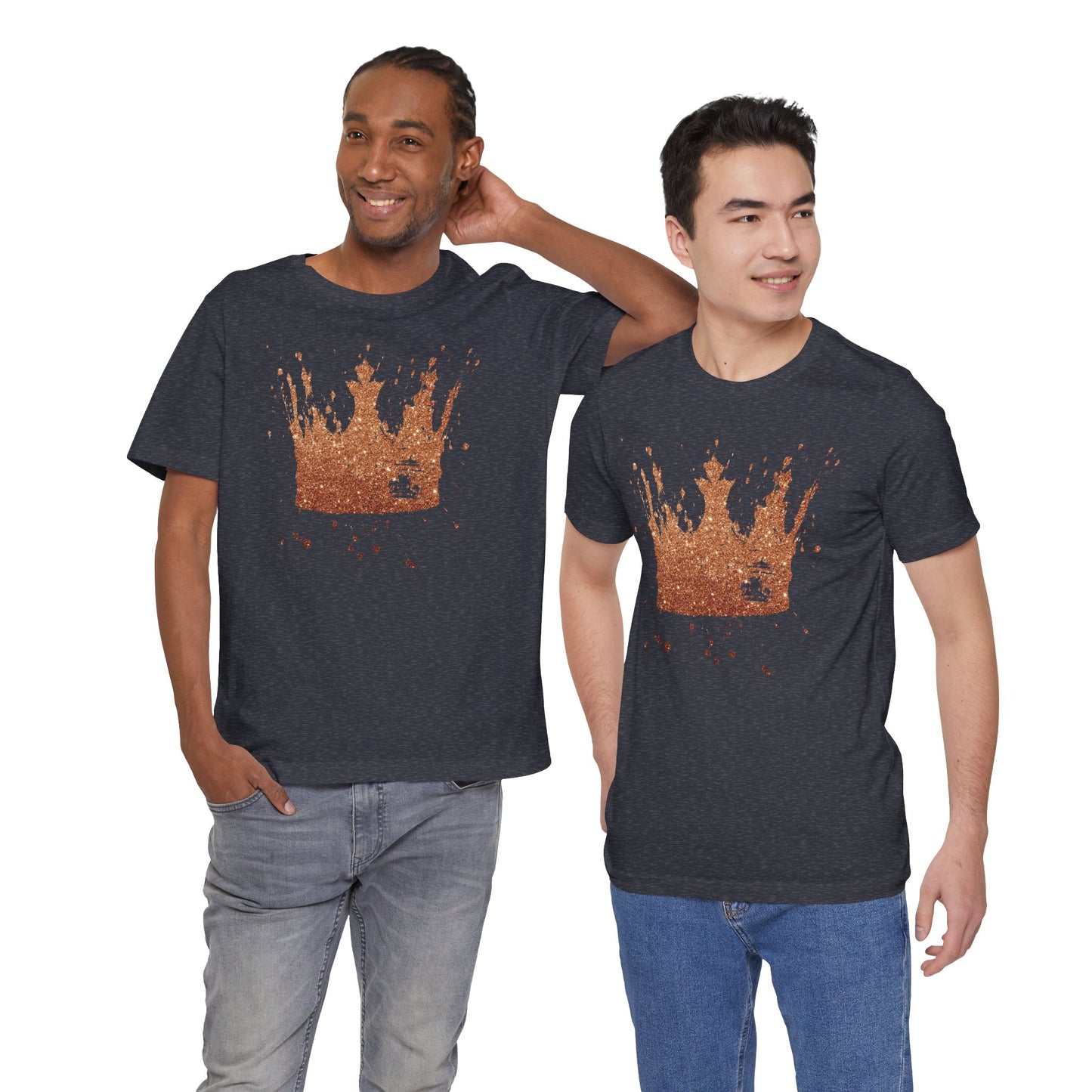 Golden Crown T-Shirt — Vintage Royalty Graphic Tee
