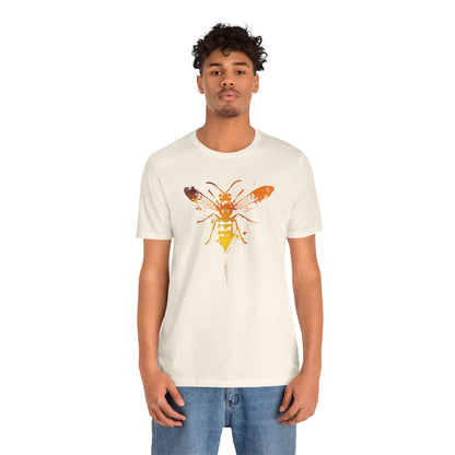 Sting Like a Bee Graphic Tee — Orange Watercolor Bee Shirt