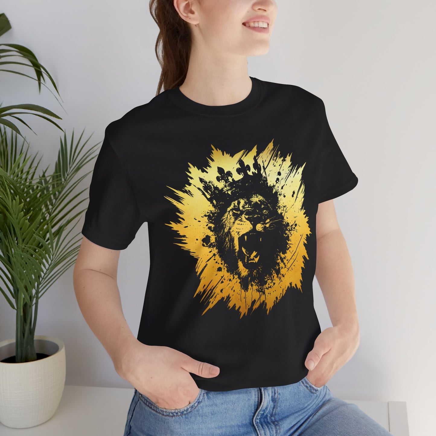 Golden King T-Shirt — Grunge King Graphic Tee