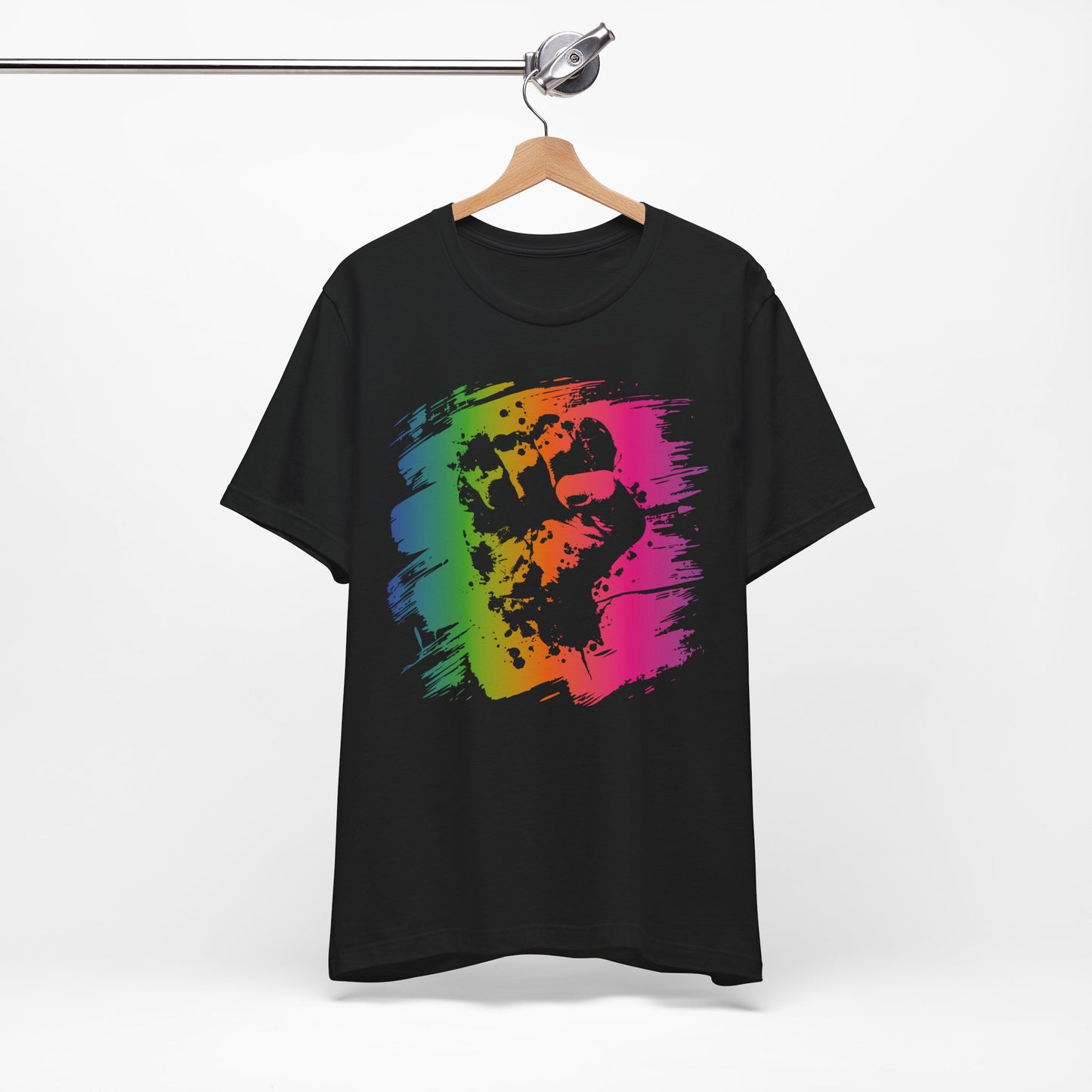 Fight the Power T‑Shirt — Neon Statement Tee