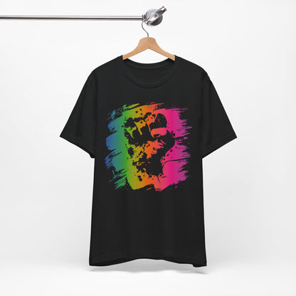 Fight the Power T‑Shirt — Neon Statement Tee