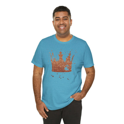 Golden Crown T-Shirt — Vintage Royalty Graphic Tee