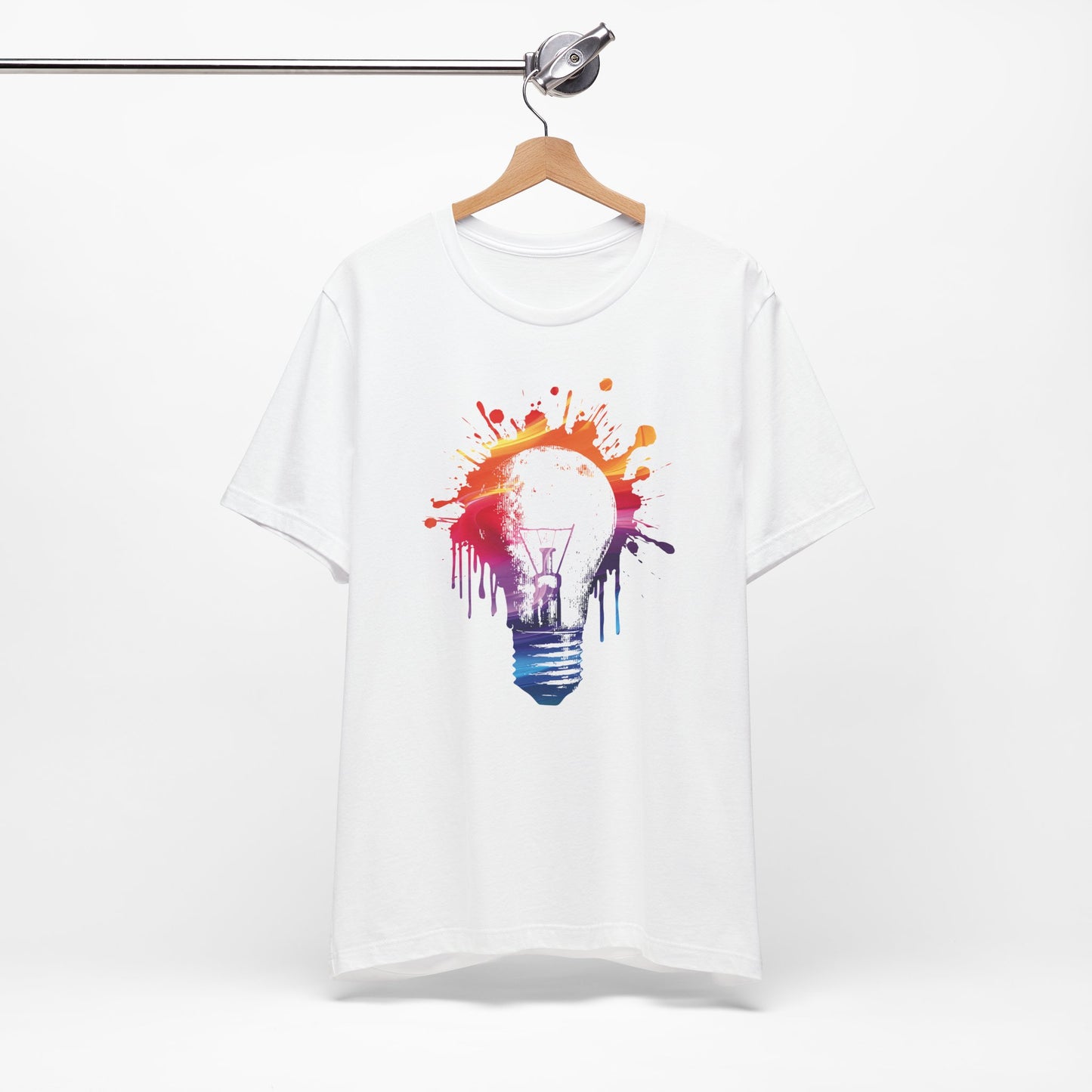 Creative Idea T-Shirt — Colorful Paint Splash Idea Tee