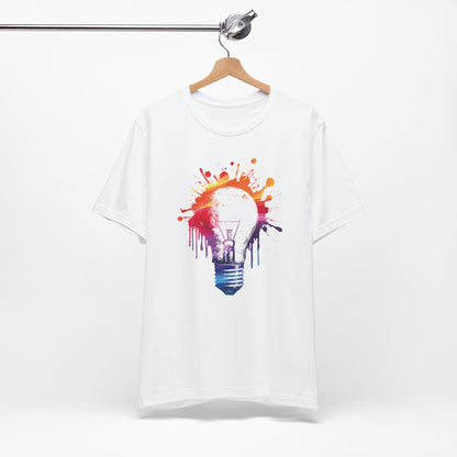 Creative Idea T-Shirt — Colorful Paint Splash Idea Tee