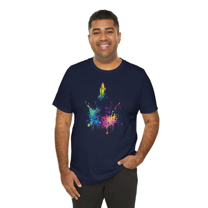 Galaxy Rocket Splash T-Shirt